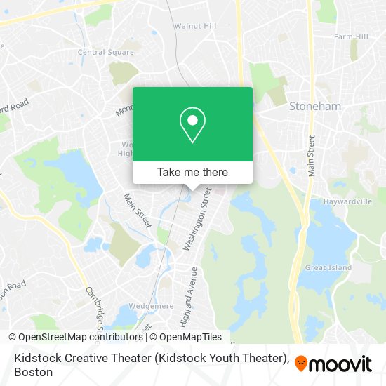 Mapa de Kidstock Creative Theater (Kidstock Youth Theater)