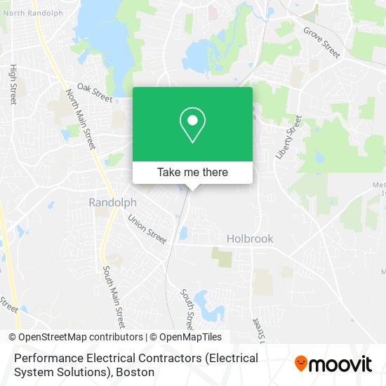 Performance Electrical Contractors (Electrical System Solutions) map