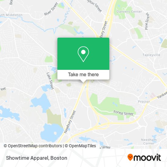 Showtime Apparel map