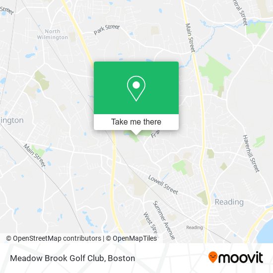 Mapa de Meadow Brook Golf Club