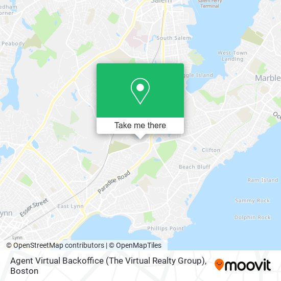 Mapa de Agent Virtual Backoffice (The Virtual Realty Group)