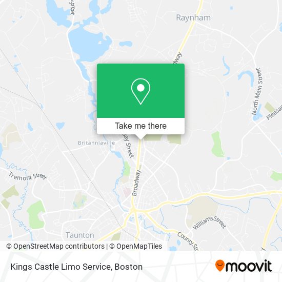 Kings Castle Limo Service map