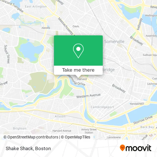 Mapa de Shake Shack