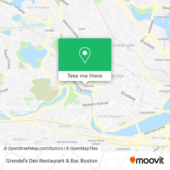 Grendel's Den Restaurant & Bar map