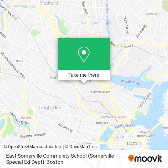 East Somerville Community School (Somerville Special Ed Dept) map