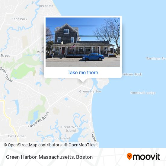 Mapa de Green Harbor, Massachusetts
