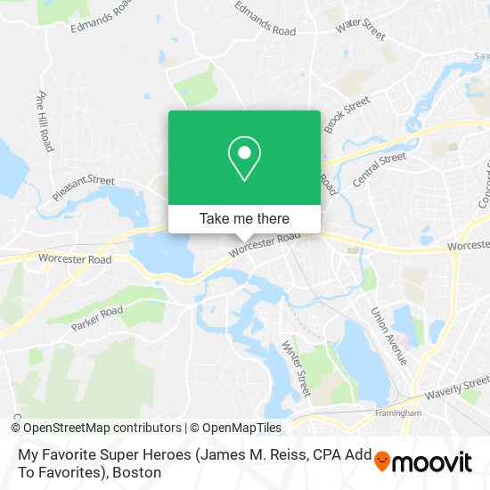 My Favorite Super Heroes (James M. Reiss, CPA Add To Favorites) map