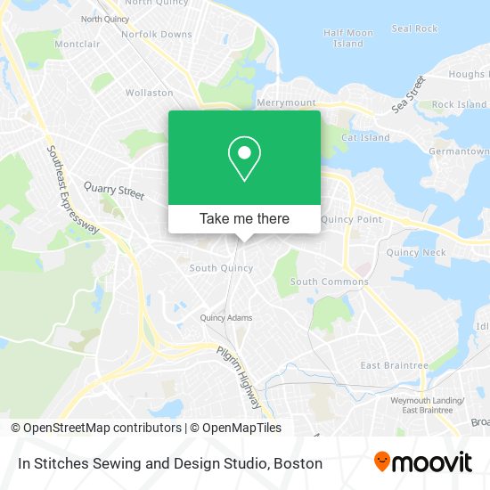 Mapa de In Stitches Sewing and Design Studio