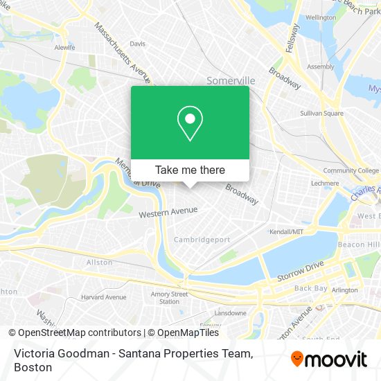 Mapa de Victoria Goodman - Santana Properties Team