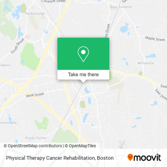 Physical Therapy Cancer Rehabilitation map
