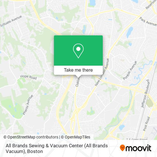 Mapa de All Brands Sewing & Vacuum Center (All Brands Vacuum)
