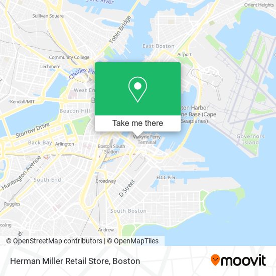 Mapa de Herman Miller Retail Store