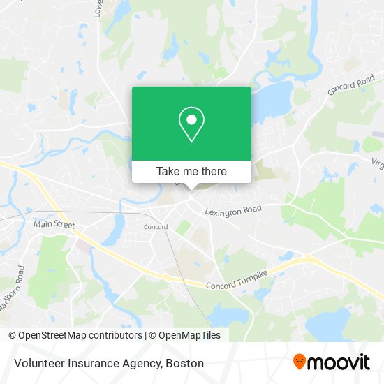 Mapa de Volunteer Insurance Agency