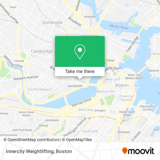 Innercity Weightlifting map