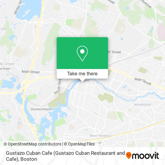 Mapa de Gustazo Cuban Cafe (Gustazo Cuban Restaurant and Cafe)