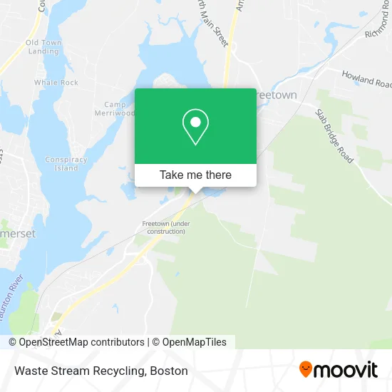 Mapa de Waste Stream Recycling
