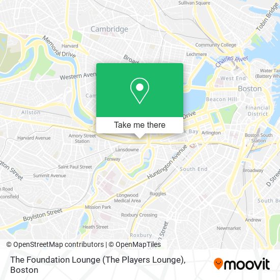 Mapa de The Foundation Lounge (The Players Lounge)