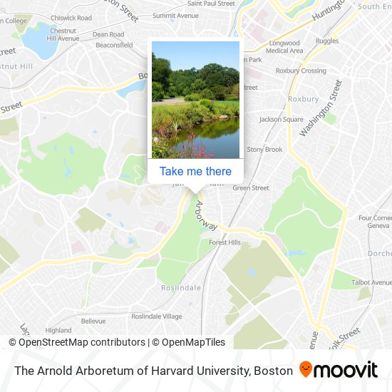 Mapa de The Arnold Arboretum of Harvard University