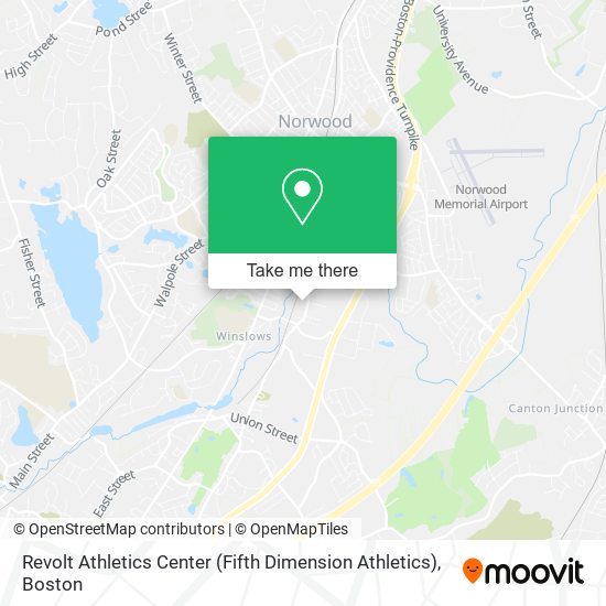 Mapa de Revolt Athletics Center (Fifth Dimension Athletics)