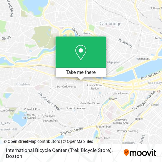 Mapa de International Bicycle Center (Trek Bicycle Store)