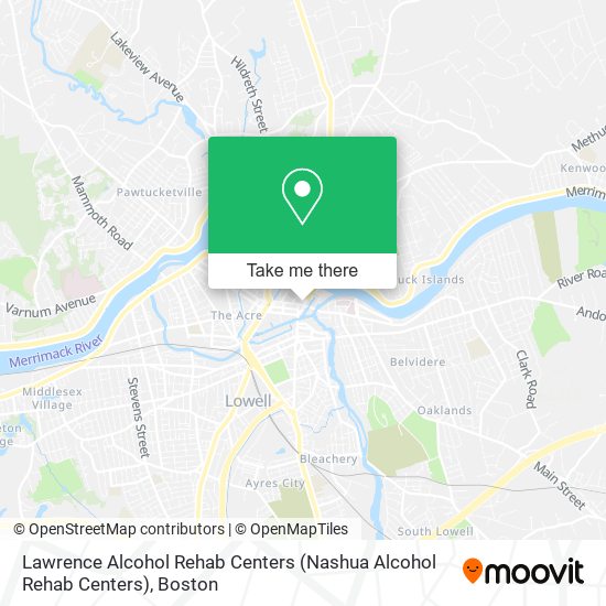 Lawrence Alcohol Rehab Centers map