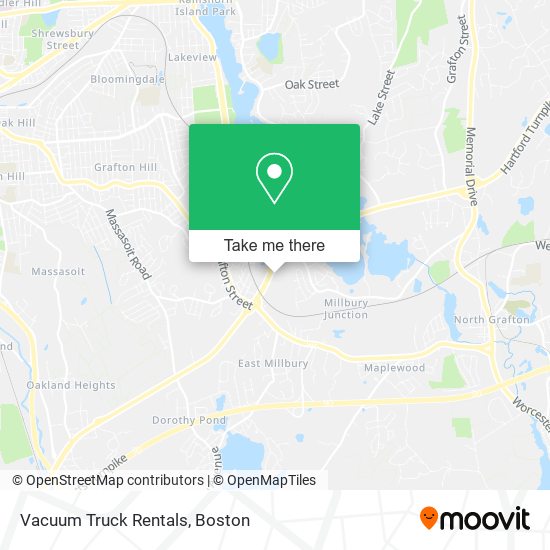 Vacuum Truck Rentals map