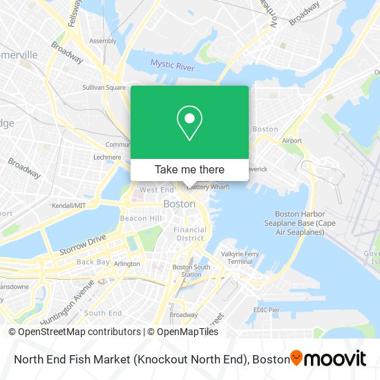 Mapa de North End Fish Market (Knockout North End)