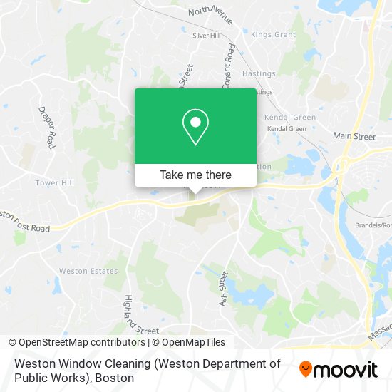 Weston Window Cleaning (Weston Department of Public Works) map