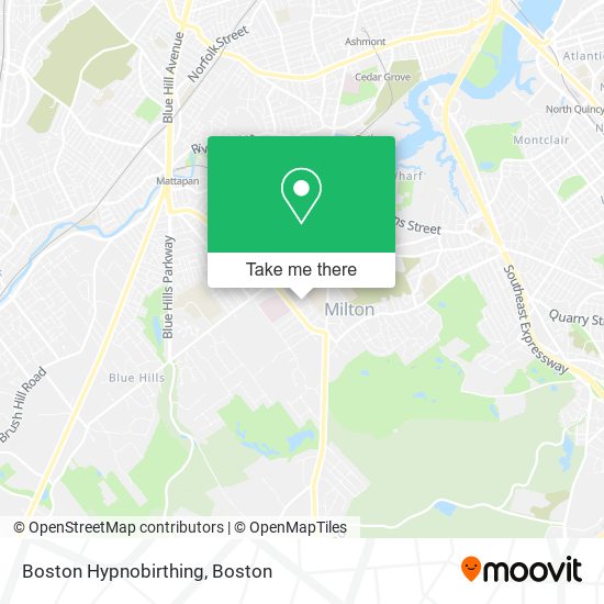 Boston Hypnobirthing map