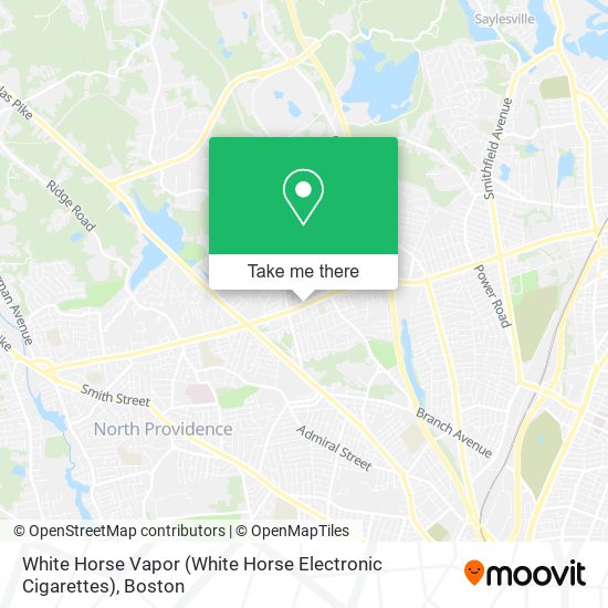 Mapa de White Horse Vapor (White Horse Electronic Cigarettes)