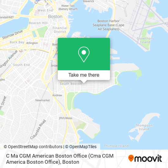 C Ma CGM American Boston Office (Cma CGM America Boston Office) map