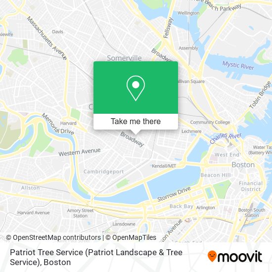 Mapa de Patriot Tree Service