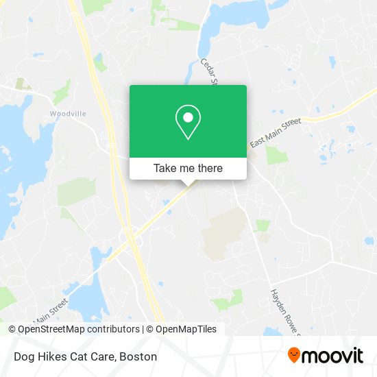 Mapa de Dog Hikes Cat Care