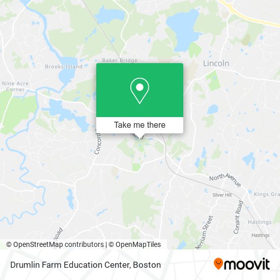 Mapa de Drumlin Farm Education Center