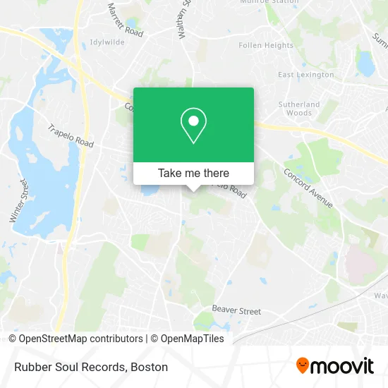 Rubber Soul Records map