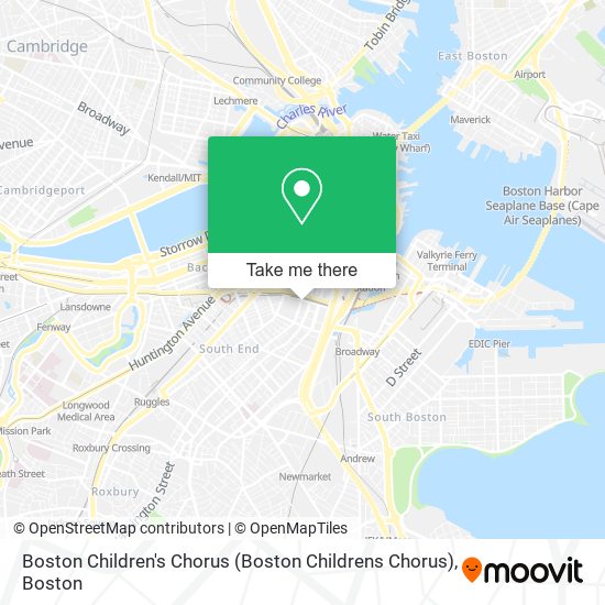 Mapa de Boston Children's Chorus (Boston Childrens Chorus)