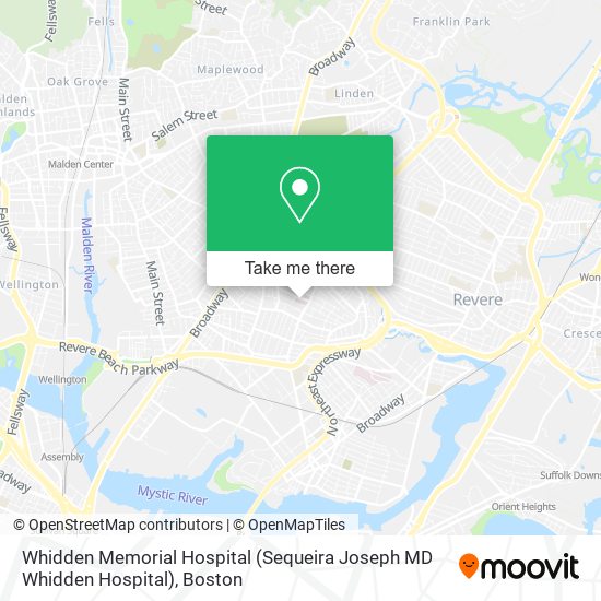 Whidden Memorial Hospital (Sequeira Joseph MD Whidden Hospital) map