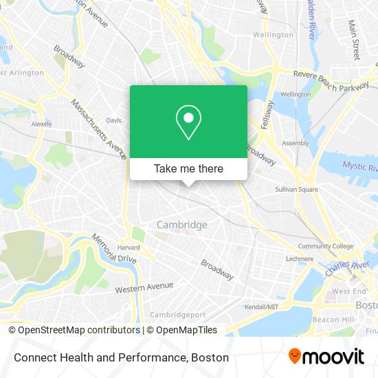 Mapa de Connect Health and Performance