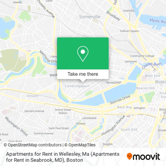 Apartments for Rent in Wellesley, Ma (Apartments for Rent in Seabrook, MD) map