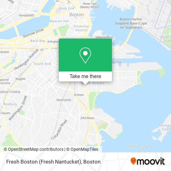 Fresh Boston (Fresh Nantucket) map