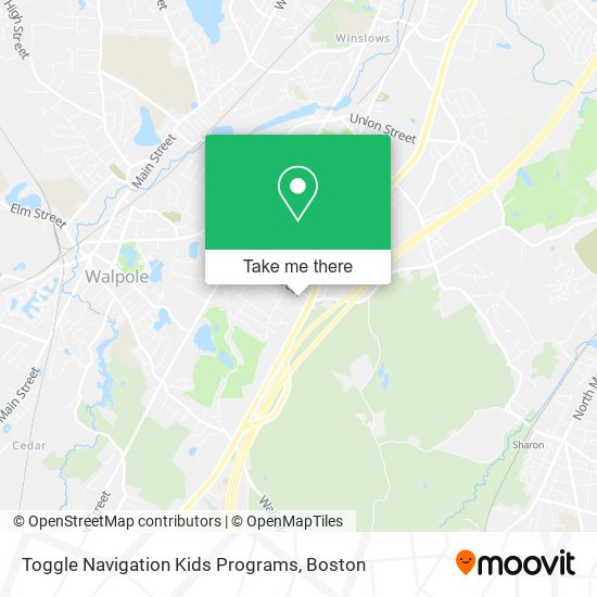 Mapa de Toggle Navigation Kids Programs