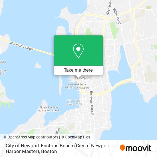 Mapa de City of Newport Eastons Beach (City of Newport Harbor Master)