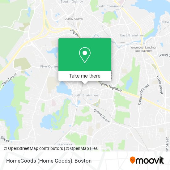 HomeGoods (Home Goods) map