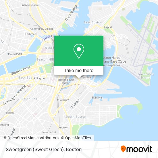 Mapa de Sweetgreen (Sweet Green)