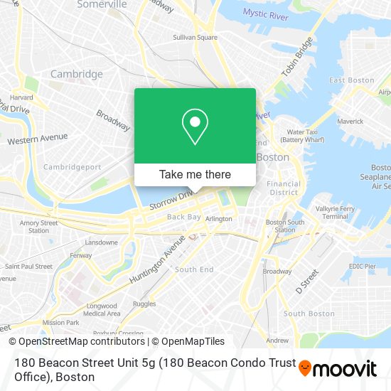 180 Beacon Street Unit 5g (180 Beacon Condo Trust Office) map