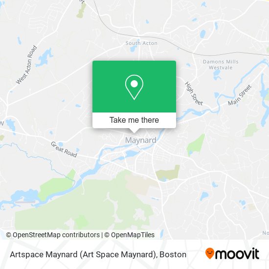 Mapa de Artspace Maynard (Art Space Maynard)