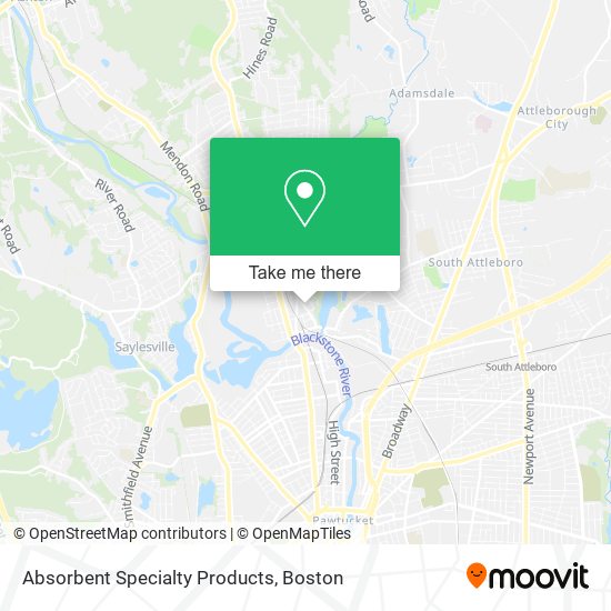 Absorbent Specialty Products map
