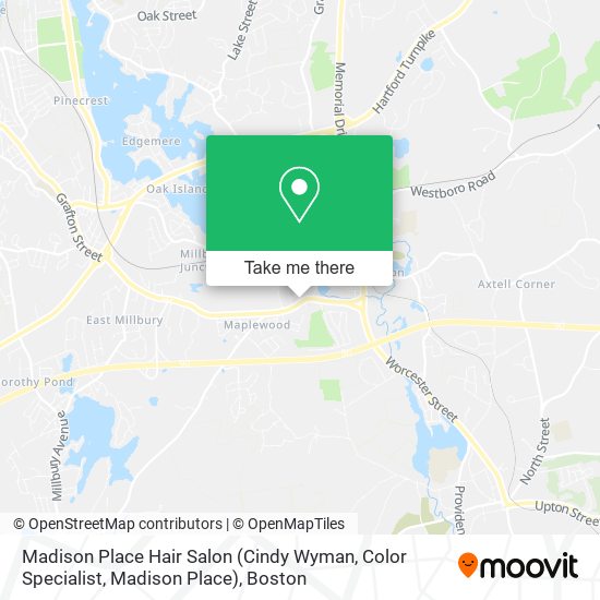 Mapa de Madison Place Hair Salon (Cindy Wyman, Color Specialist, Madison Place)