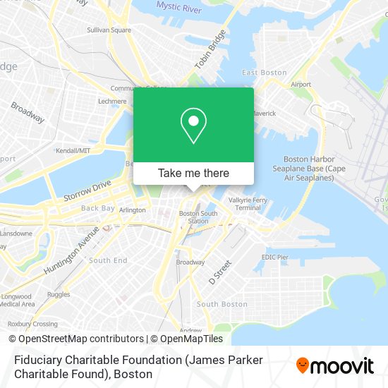 Fiduciary Charitable Foundation (James Parker Charitable Found) map