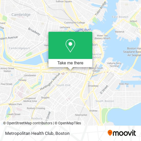 Mapa de Metropolitan Health Club